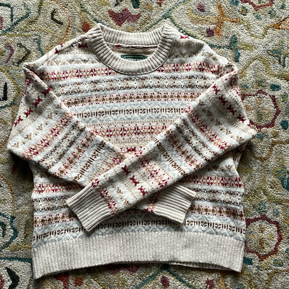 American Eagle fair aisle sweater size S